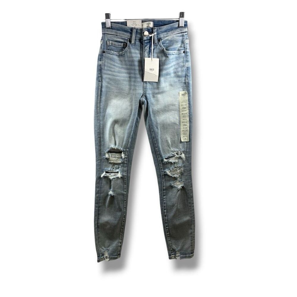 BKE NWT Billie Ankle Skinny in Washed Blue Size 22X27